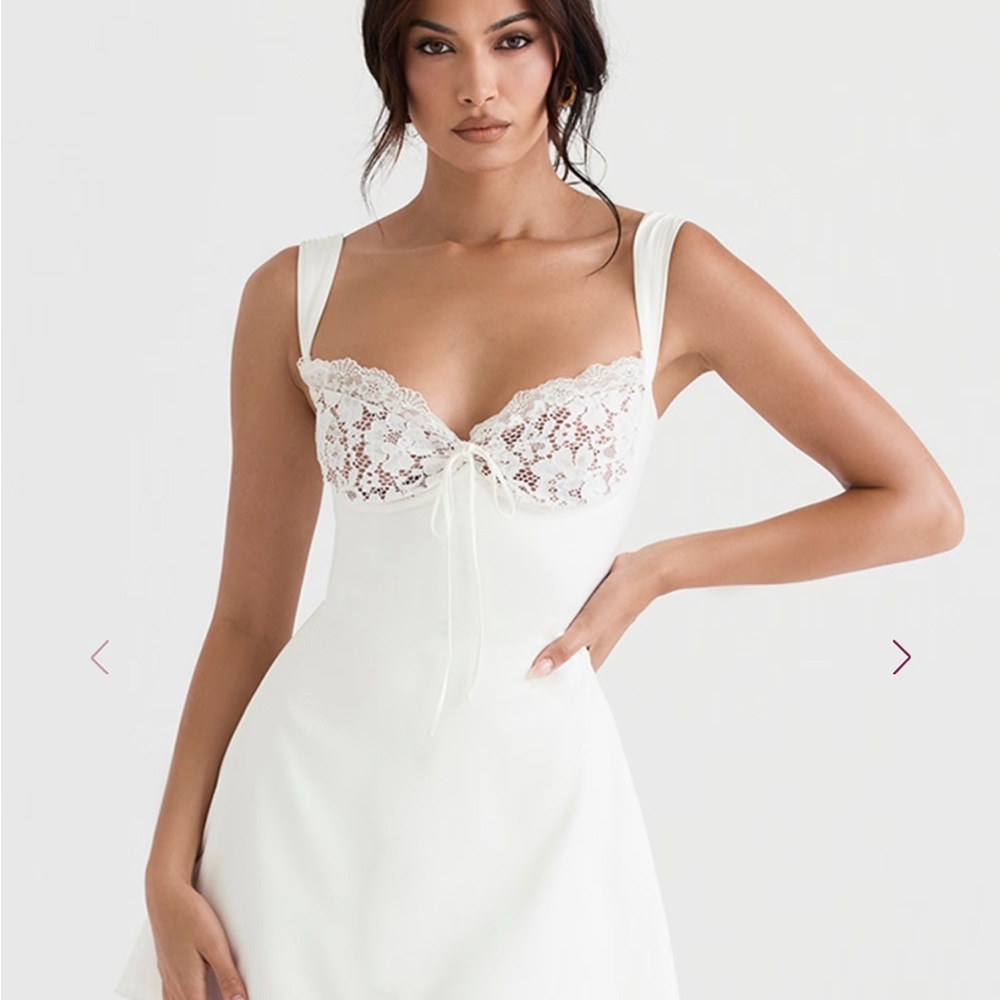House of CB Adriana Dress in Ivory